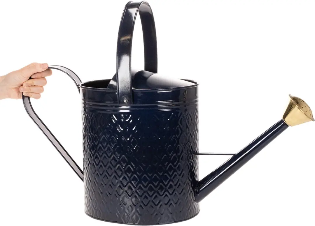 Kaemingk Decoratieve Gieter Vintage Blauw-Goud