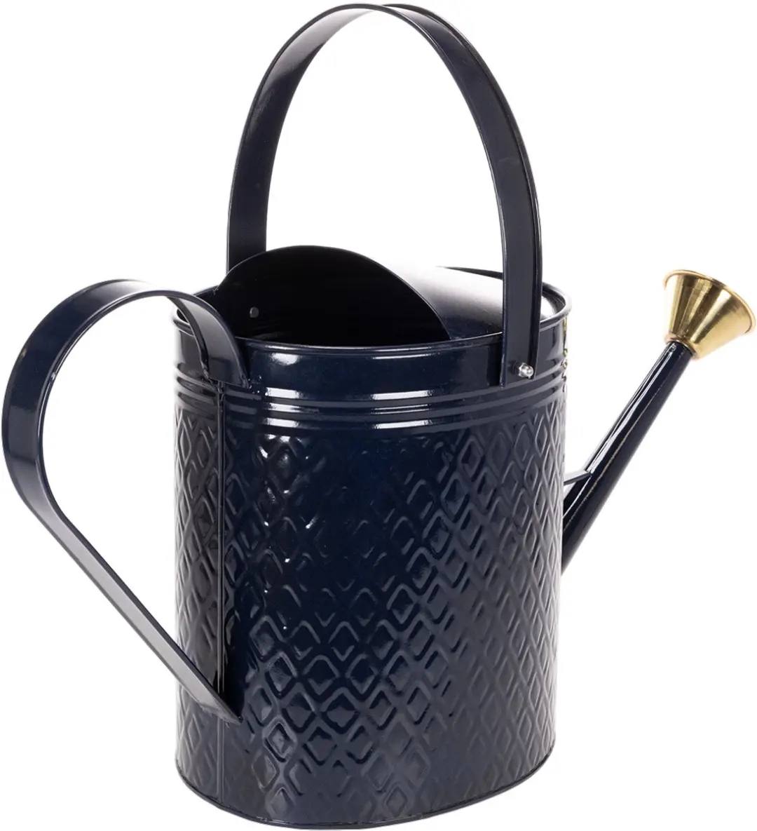 Kaemingk Decoratieve Gieter Vintage Blauw-Goud
