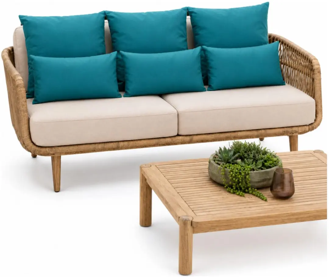 Anna's Collection Bank/Tuin Kussens Set 6-delig