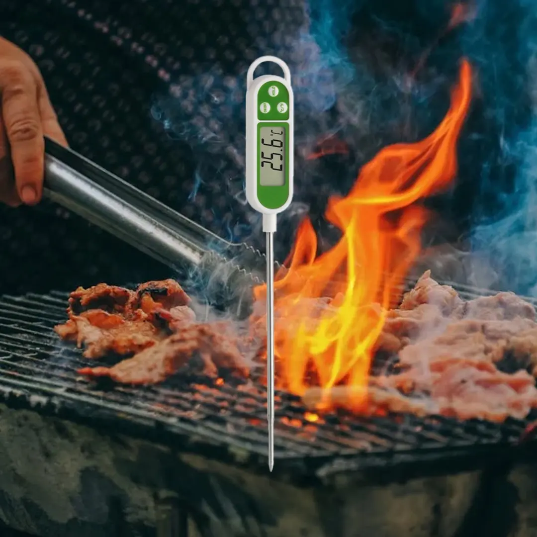 TFA Dostmann Vlees Thermometer Prikker 0-300°C - 24cm - Groen