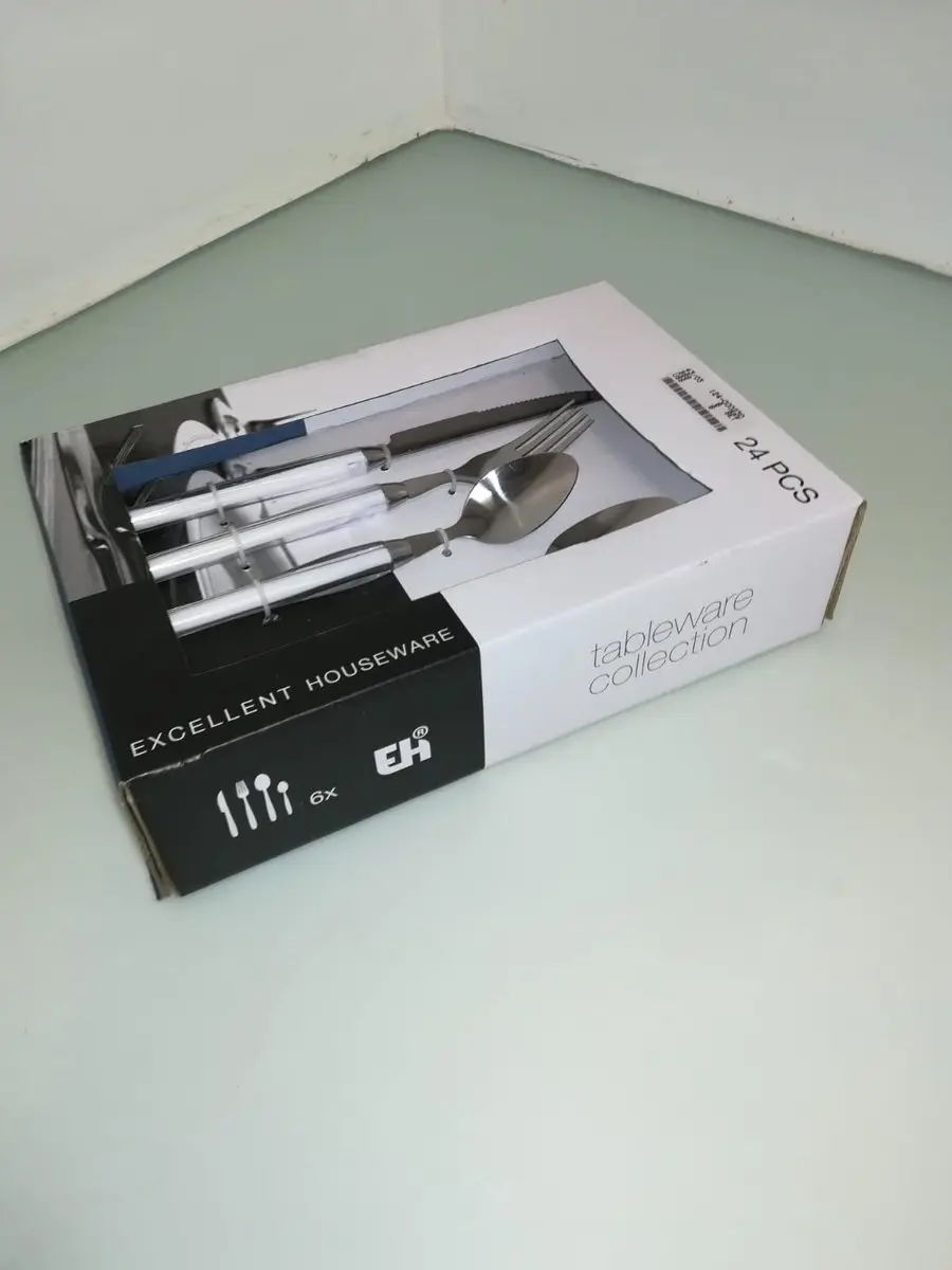 Excellent Houseware Bestekset 24-delig - Wit