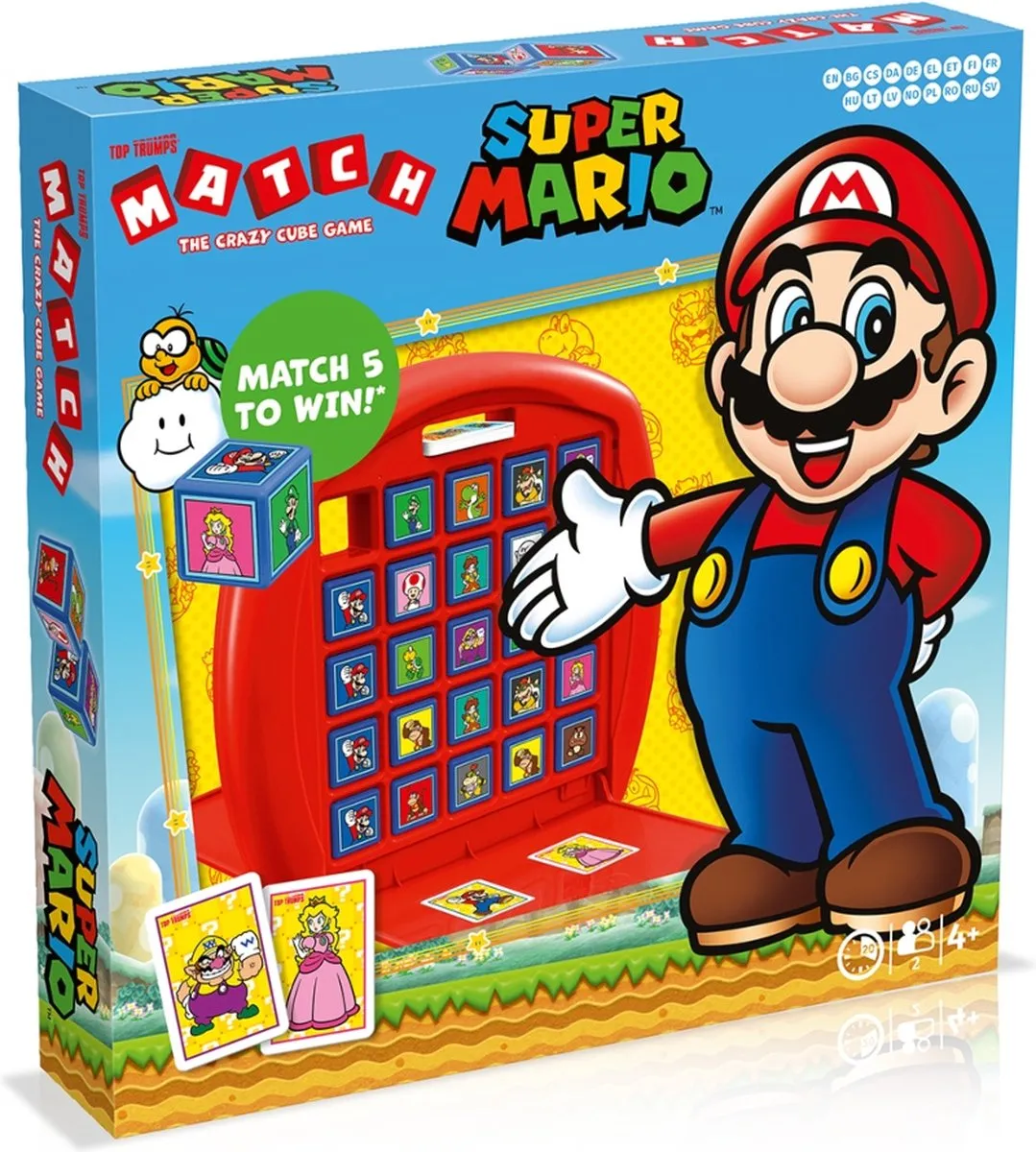 Winning Moves Super Mario Top Trumps Match