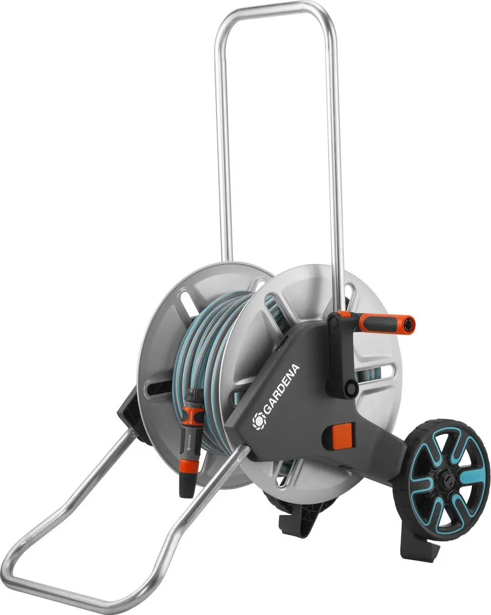 Gardena CleverRoll M Metal Slangenwagen 20m - Zilver