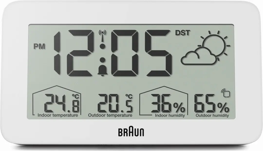 Braun BC13WP-DCF Weerstation - Wit
