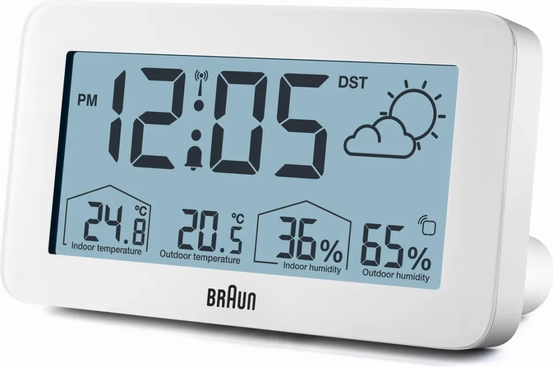 Braun BC13WP-DCF Weerstation - Wit
