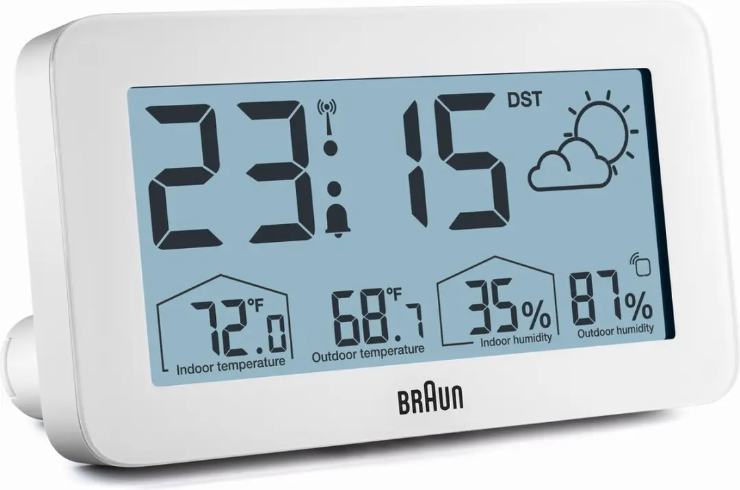 Braun BC13WP-DCF Weerstation - Wit