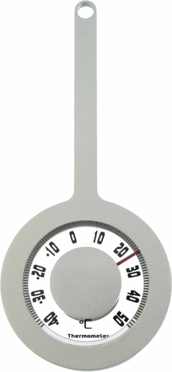 Nature Buitenthermometer Hangend Grijs