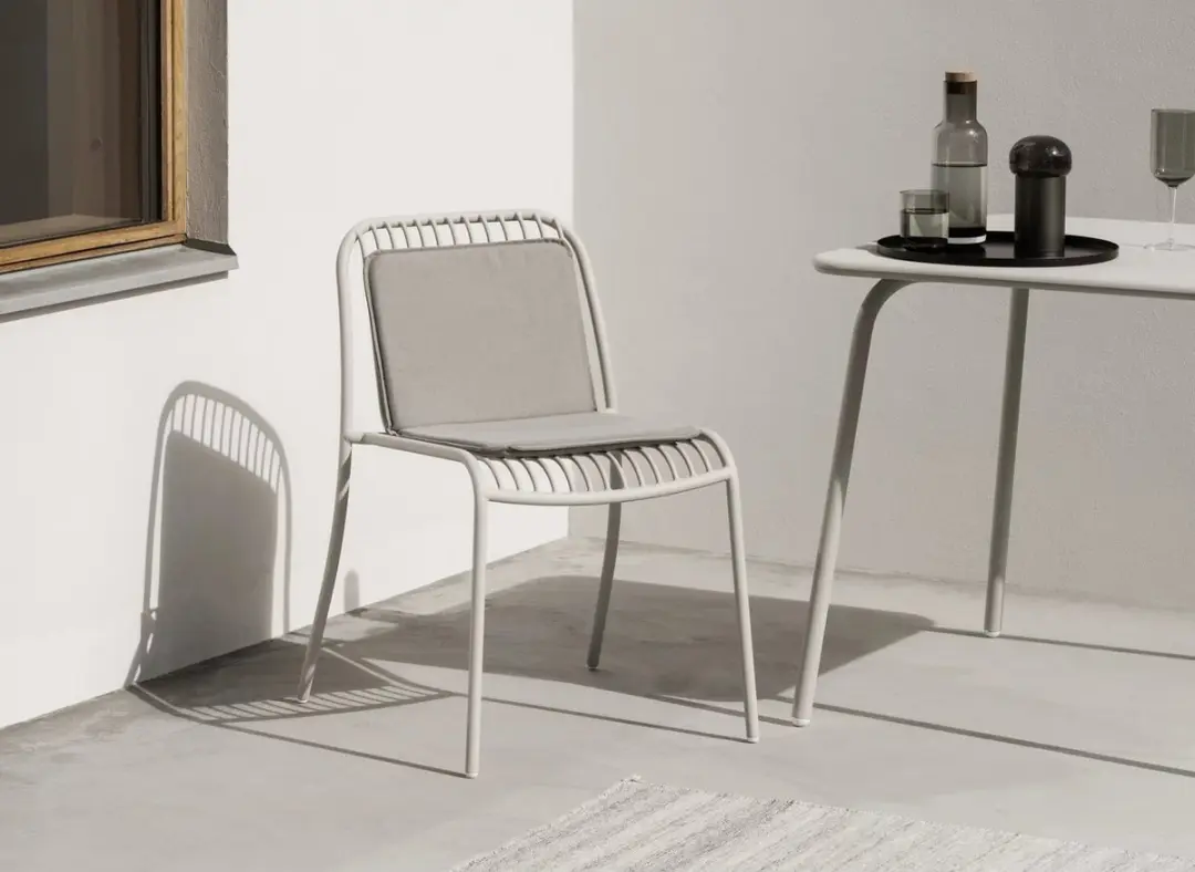 Blomus Kiva Buitenkleed Lichtgrijs Polyester