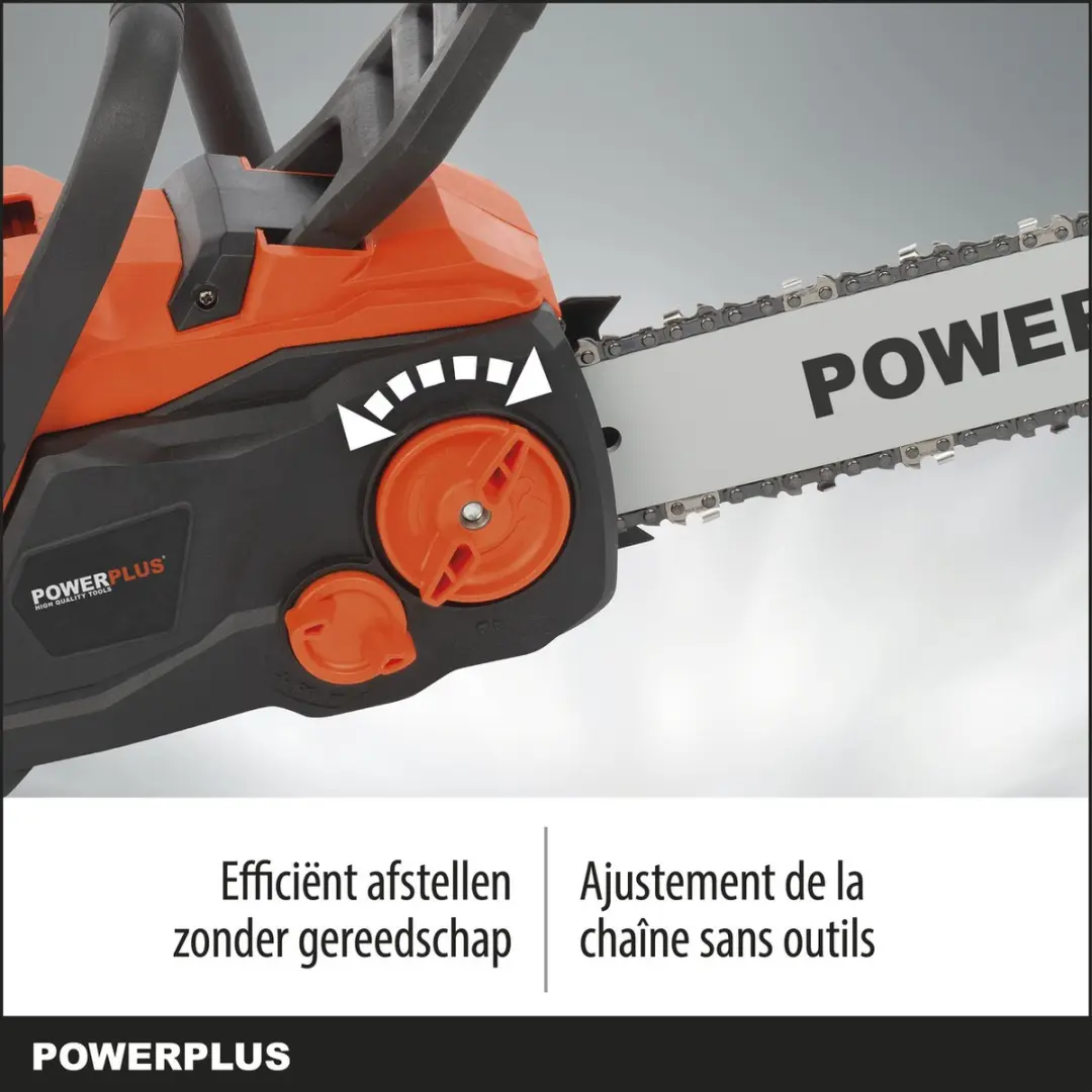Powerplus Dual Power POWDPG7576 Accu-kettingzaag 40V - 35cm zaagblad