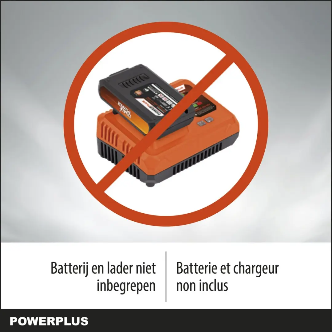 Powerplus Dual Power POWDPG7576 Accu-kettingzaag 40V - 35cm zaagblad