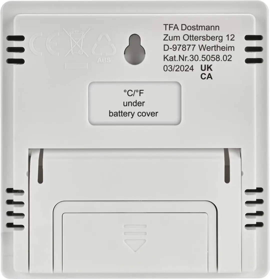 TFA Dostmann Thermo- en Hygrometer Wit