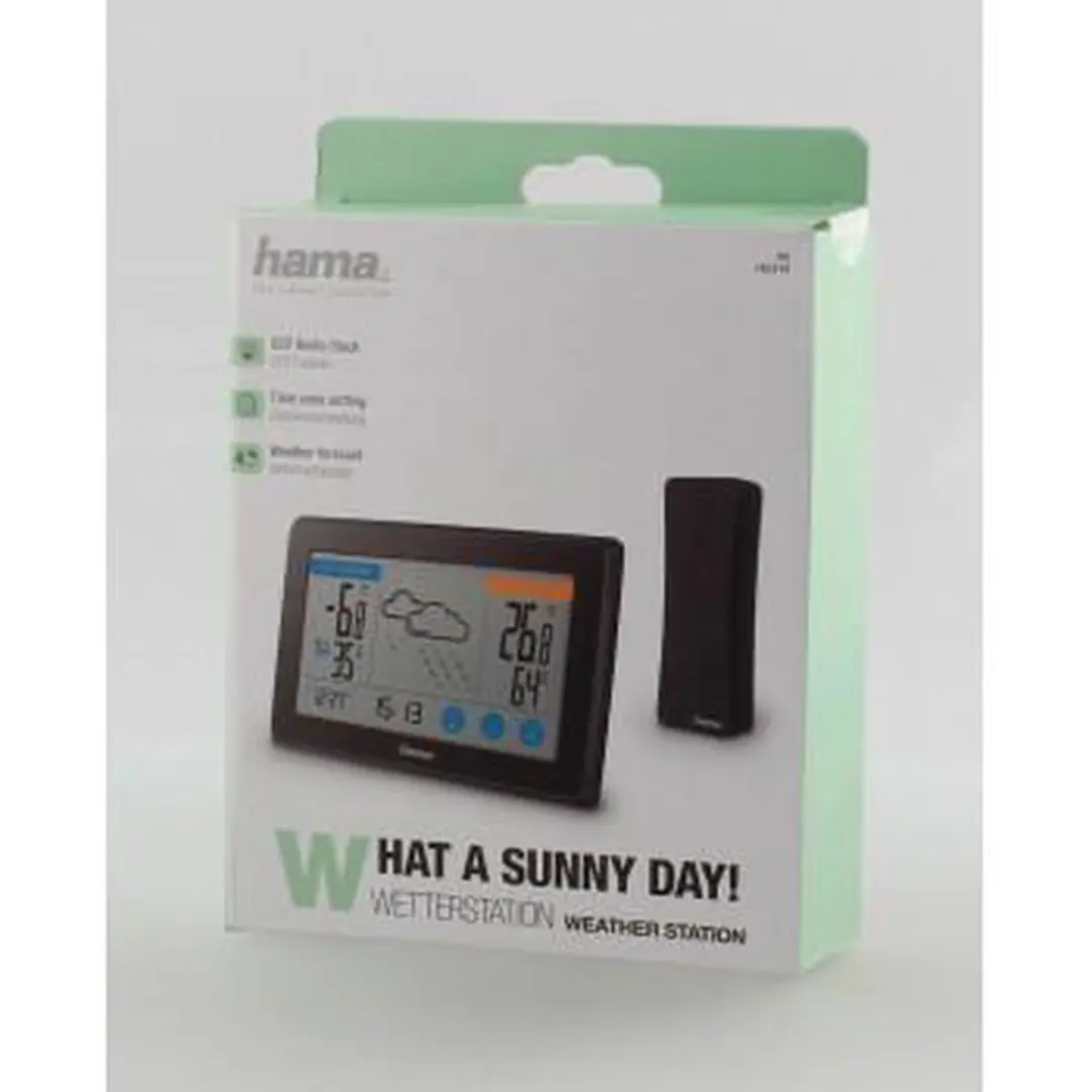 Hama Weerstation Touch - Zwart