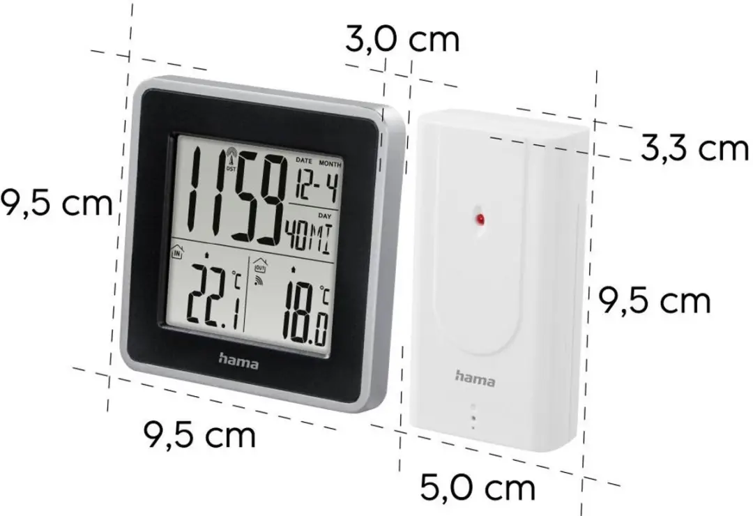 Hama EWS Intro Weerstation - Penlite