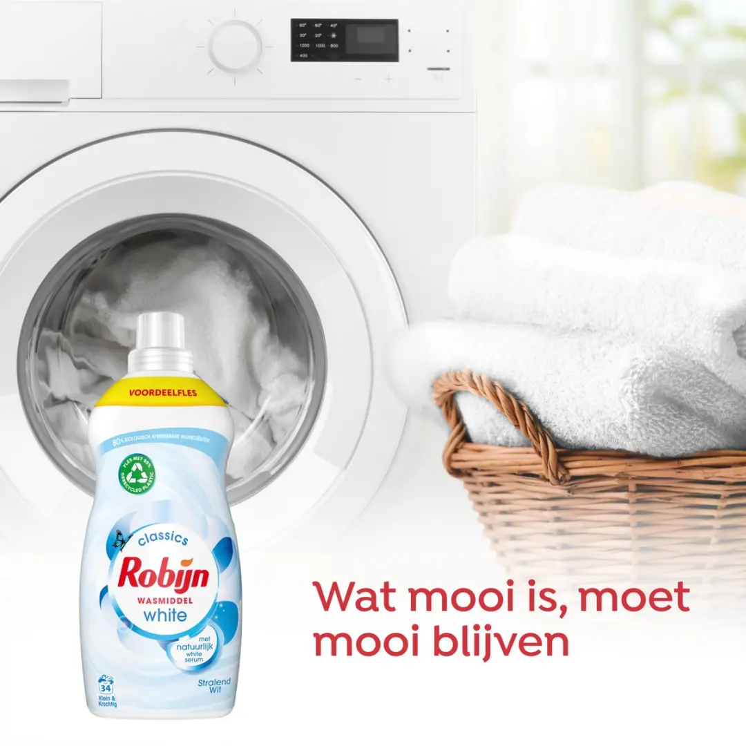 Robijn Classics Stralend Wit Vloeibaar Wasmiddel 34 Wasbeurten