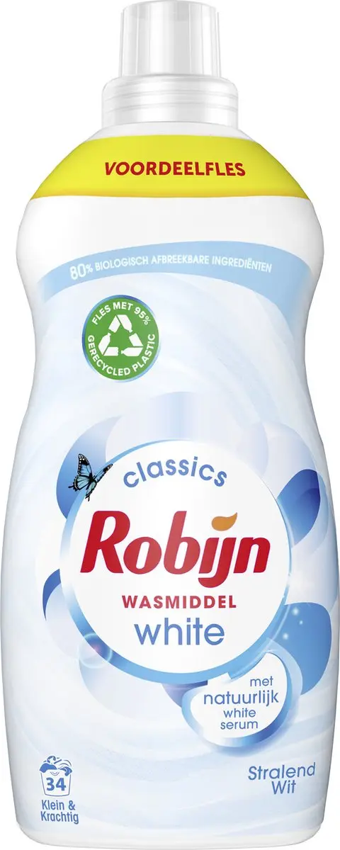 Robijn Classics Stralend Wit Vloeibaar Wasmiddel 34 Wasbeurten