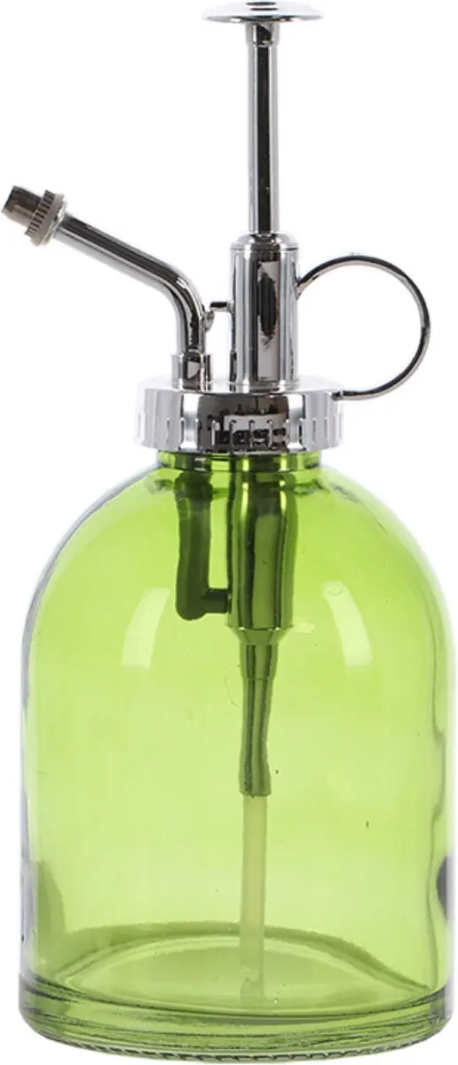 Esschert Design Plantenspuit Glas 18,5cm - Smaragdgroen