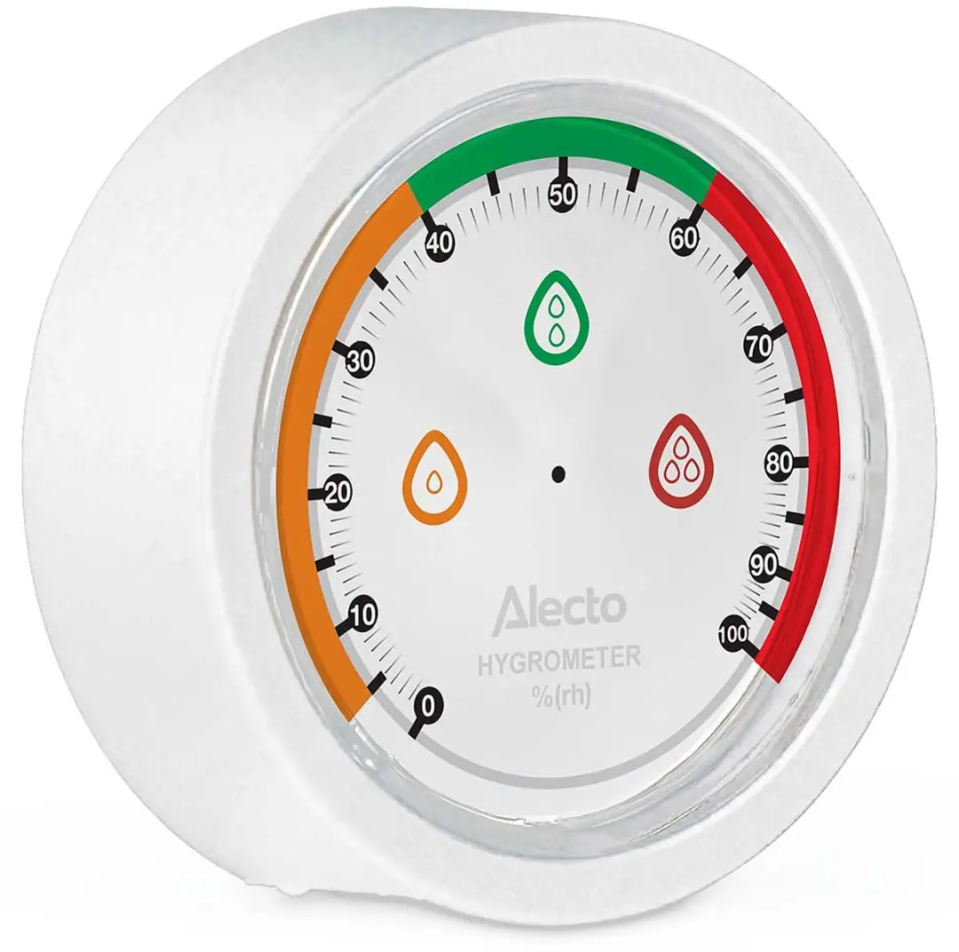 Alecto WS-05WH Analoge Hygrometer - Wit