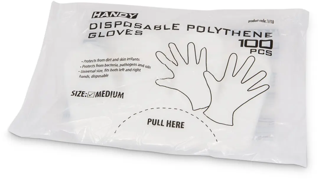 Handy Wegwerp Handschoenen Transparant - 100 Stuks