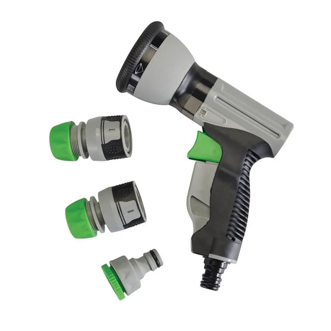 Silverline Sproeiset 9-delig - Softgrip handvat