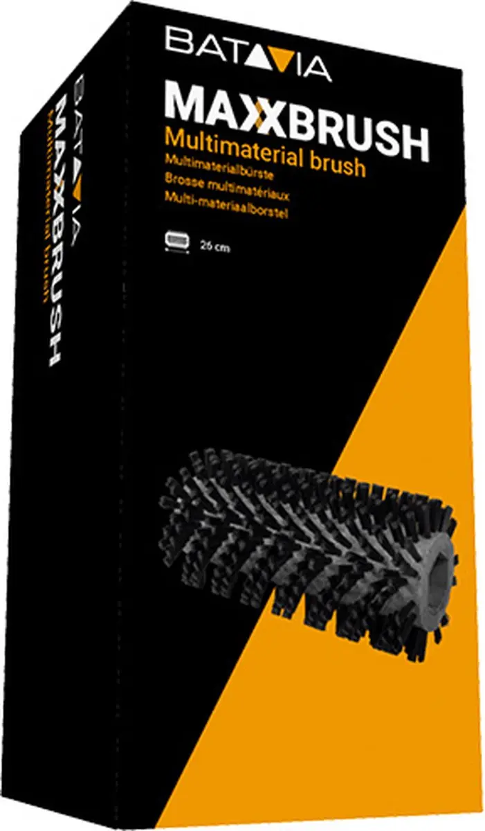 Batavia Maxxbrush Spiraalborstel 7063032 - Terras/Gazon - Zwart