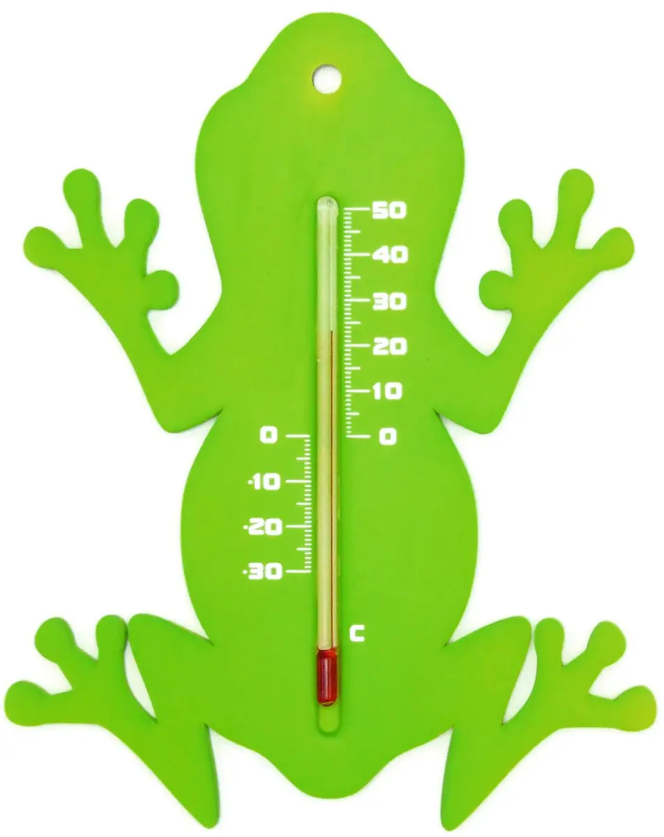 Nature Wandthermometer Kikker