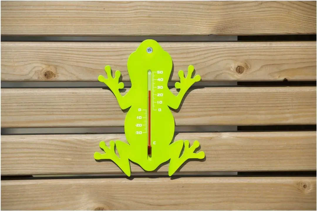 Nature Wandthermometer Kikker - Groen - afbeelding 6 van 6
