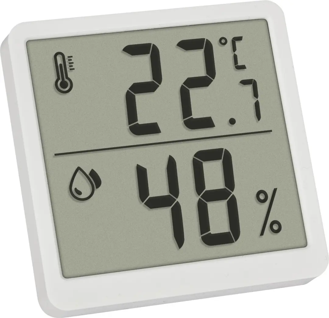 TFA Dostmann Digitaal Thermo-Hygrometer Wit