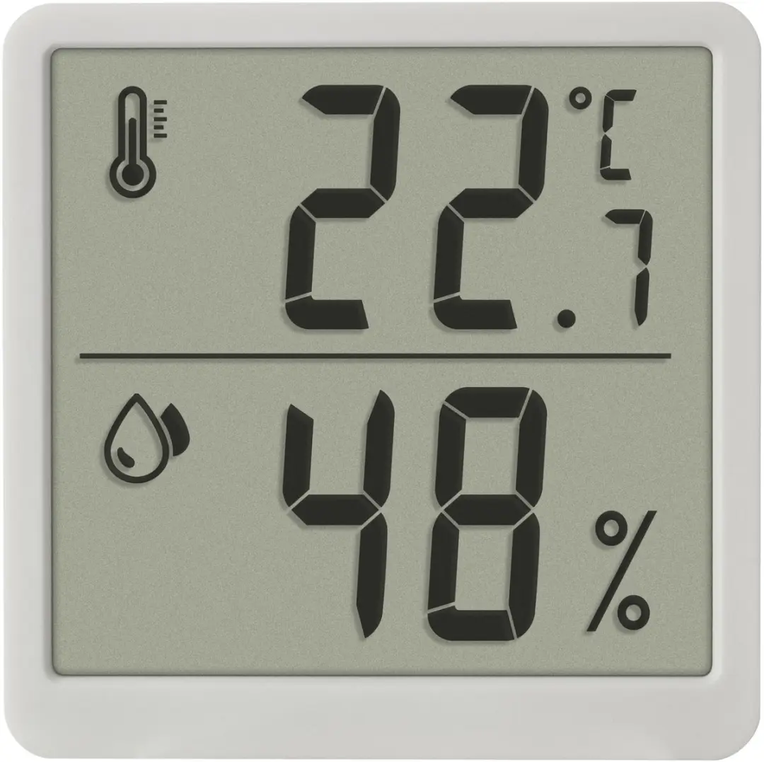 TFA Dostmann Digitaal Thermo-Hygrometer Wit