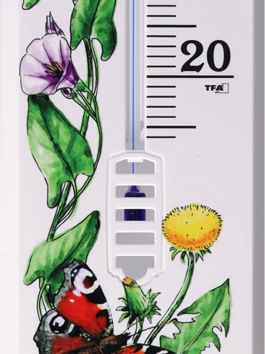 TFA Dostmann 12.3040.20 Thermometer - Wit Bloemen