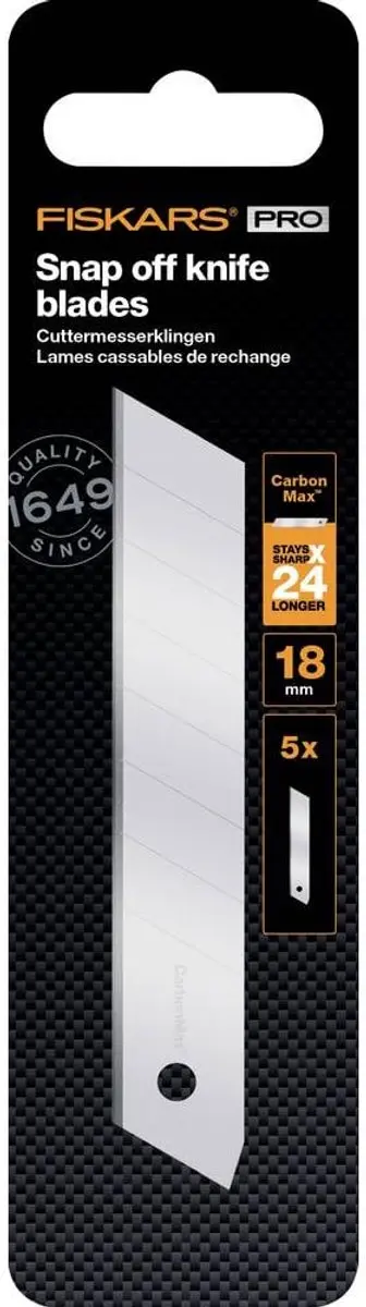 Fiskars CarbonMax Breekmessen 18mm - 5 Stuks