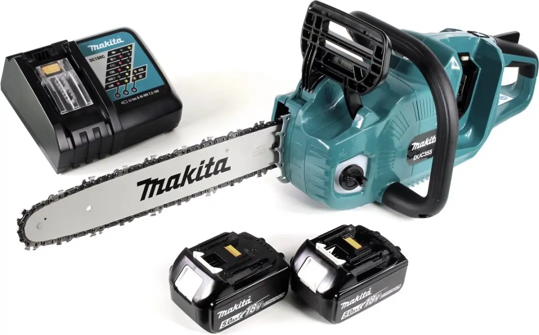 Makita DUC355RT2 Accu-kettingzaag 36V - 35cm - 2x 5.0Ah accu + lader