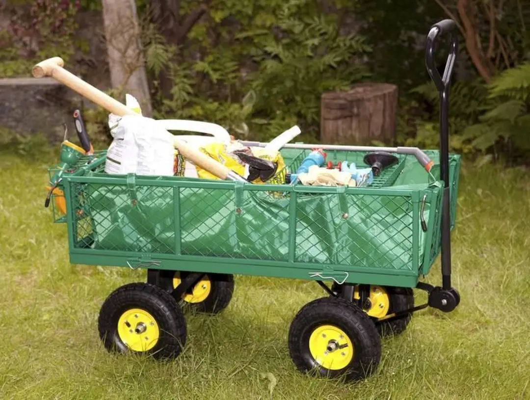 Westfalia Universele Transportwagen XL - 250 kg - Zwart/Groen