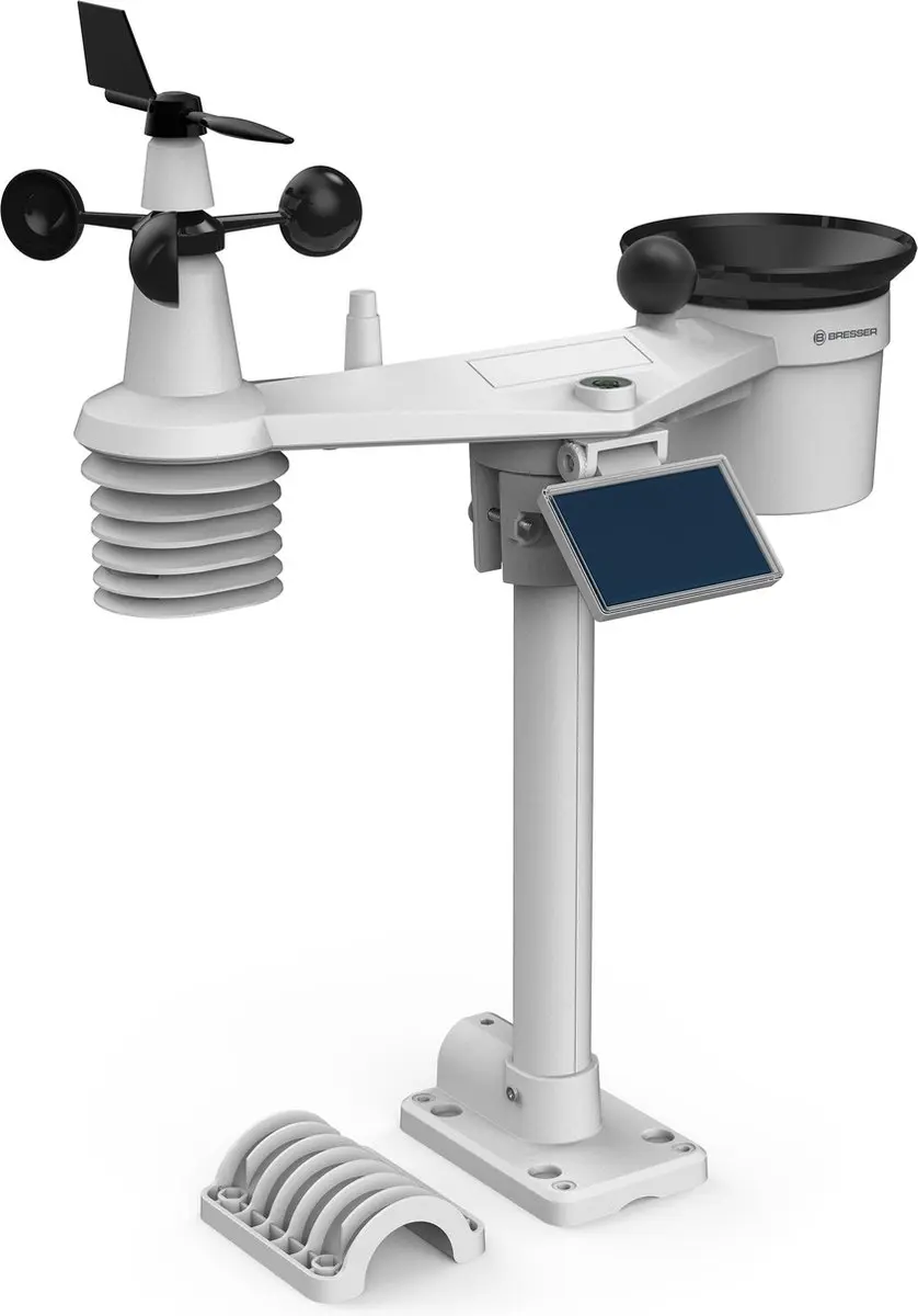Bresser MeteoChamp Weerstation 9-in-1 - HD WiFi - Grijs/Wit
