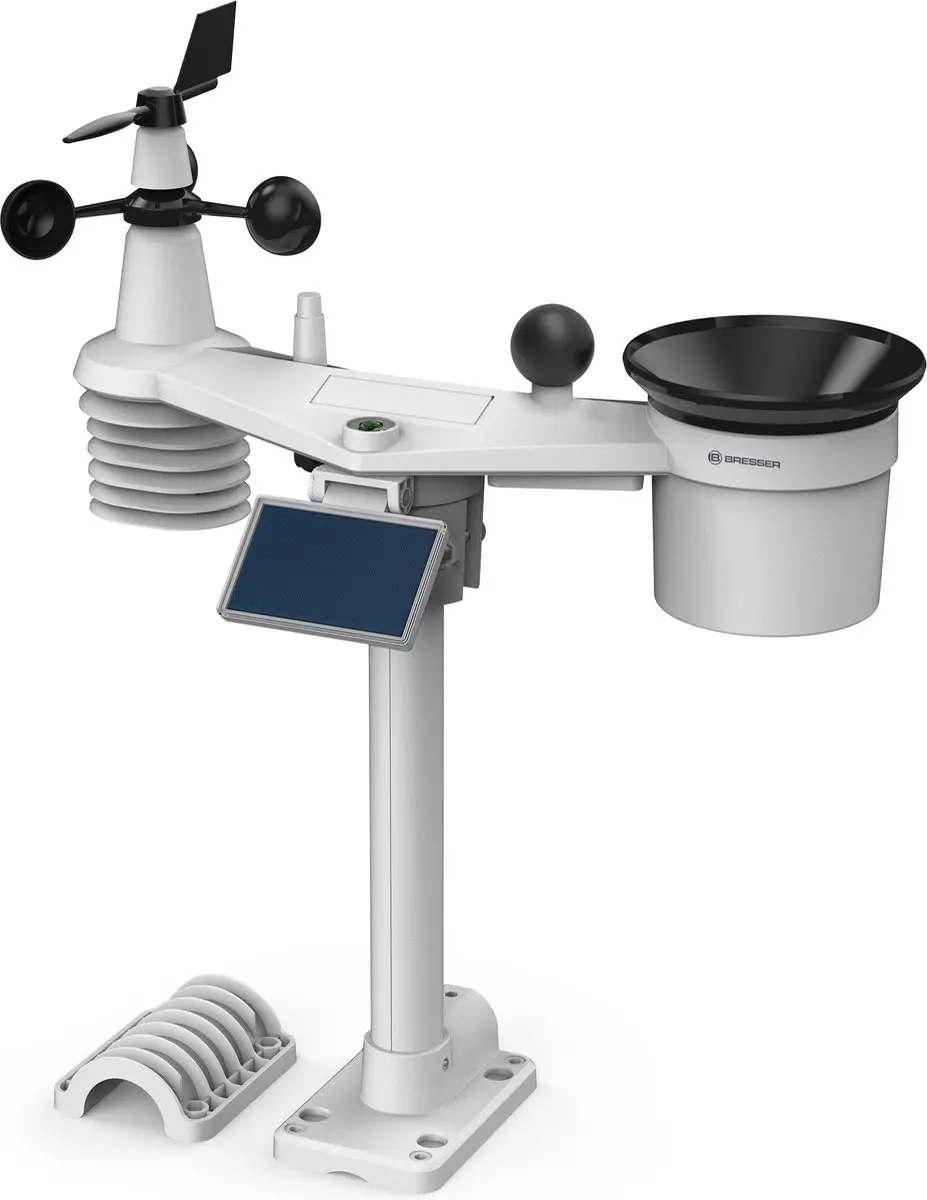 Bresser MeteoChamp Weerstation 9-in-1 - HD WiFi - Grijs/Wit