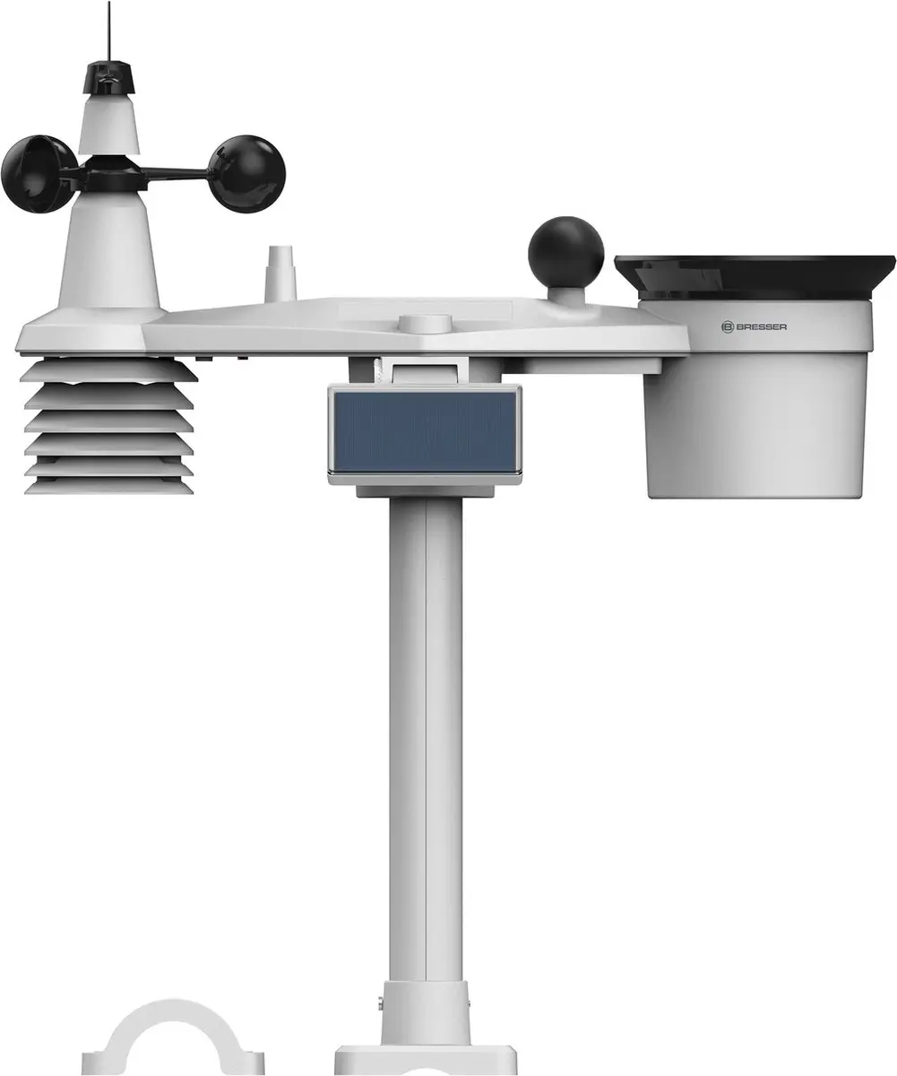 Bresser MeteoChamp Weerstation 9-in-1 - HD WiFi - Grijs/Wit