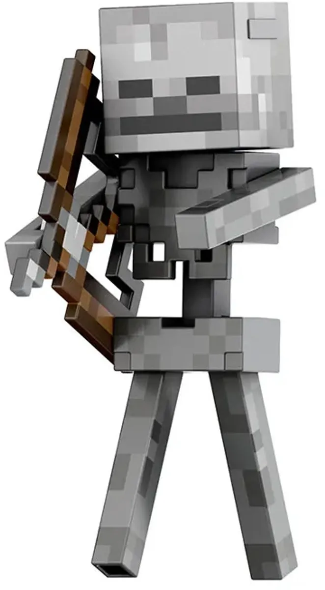 Mattel Minecraft Diamond Level Action Figure Skeleton 14 cm Action Figuur