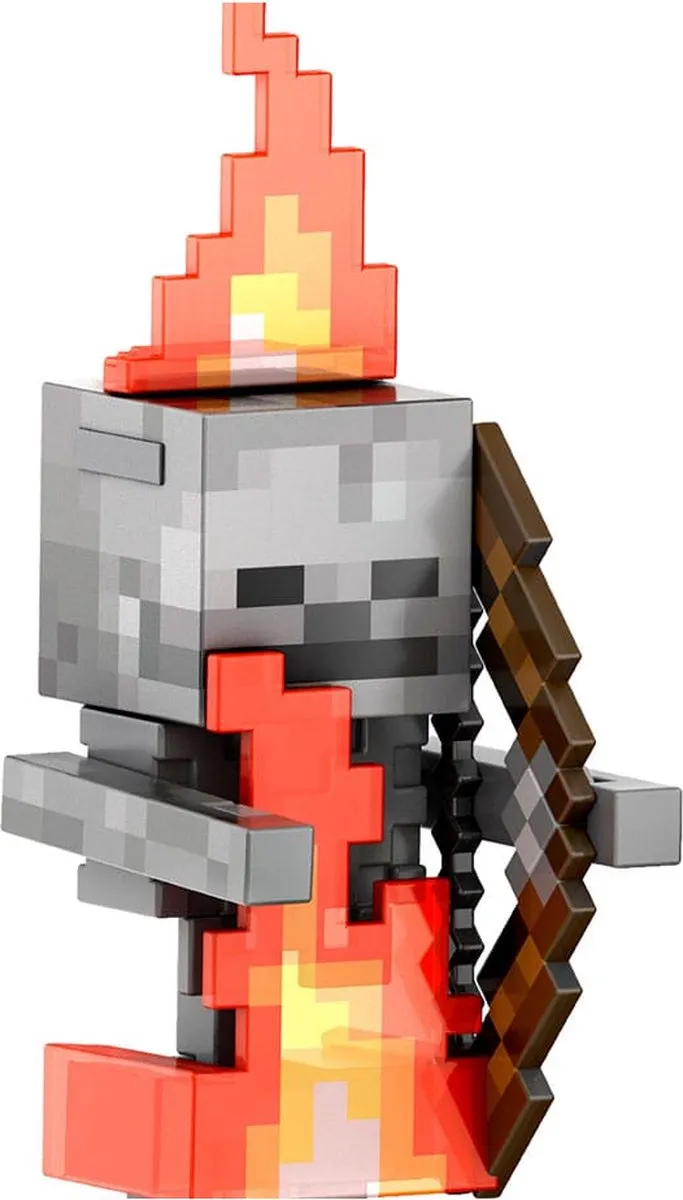 Mattel Minecraft Diamond Level Action Figure Skeleton 14 cm Action Figuur