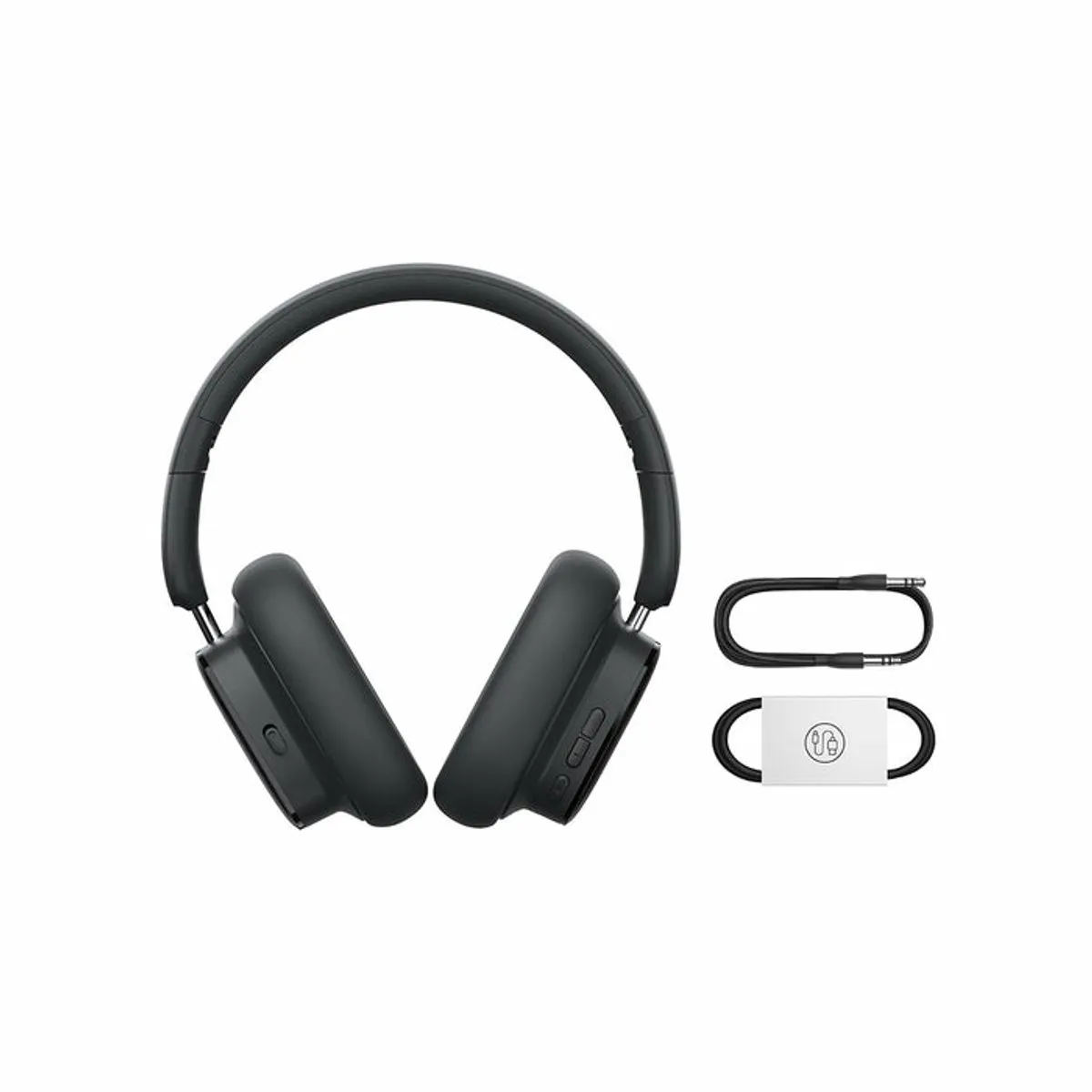 Baseus Bowie H1i A00050402113-00 Noise Cancelling Koptelefoon - Zwart