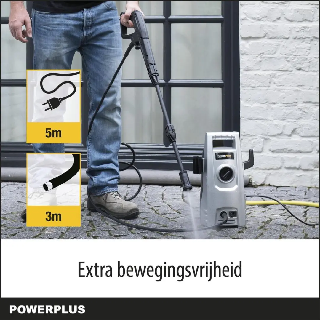 Powerplus POWXG90400 Hogedrukreiniger 1200W - 100 bar