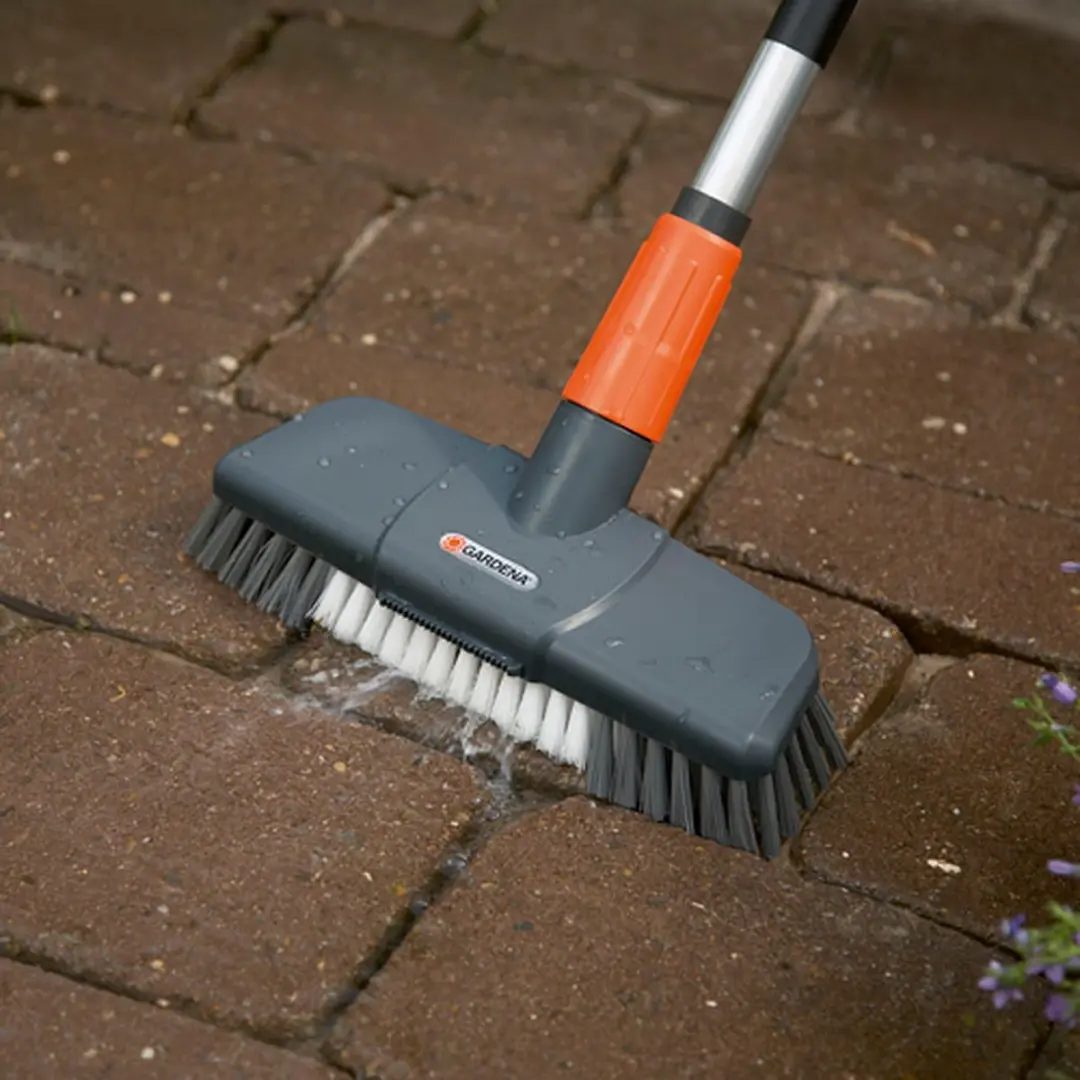 Gardena Comfort-Schrobber - Terras - Grijs/Wit