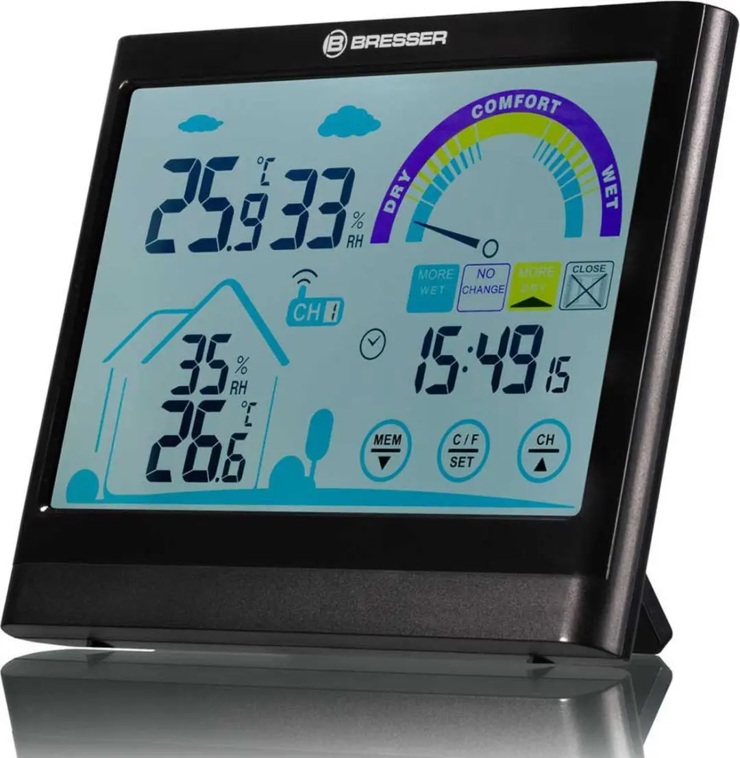 Bresser VentAir Thermo-Hygrometer Touchscreen
