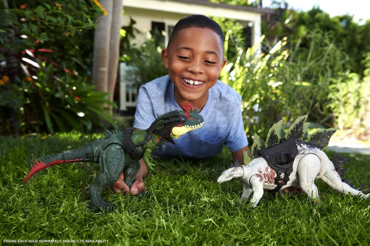 Mattel Jurassic World Gigantic Trackers Dinosaurus - HLP23 - Multicolor