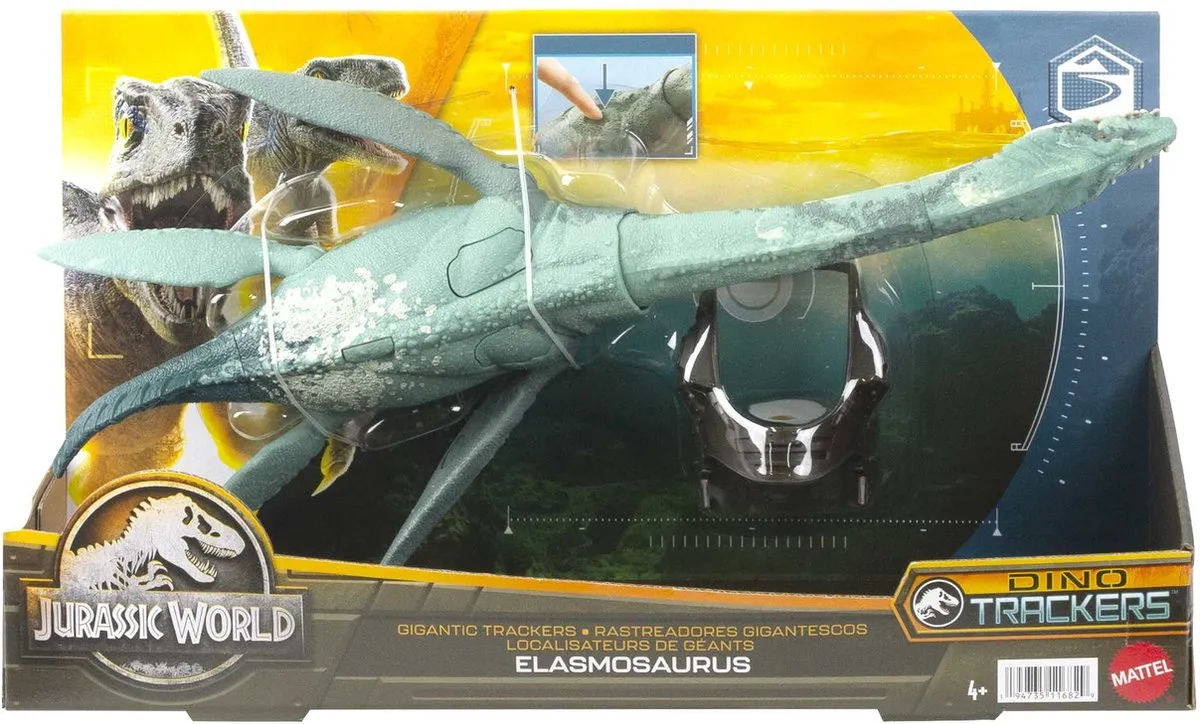Mattel Jurassic World Gigantic Trackers Dinosaurus - HLP23 - Multicolor