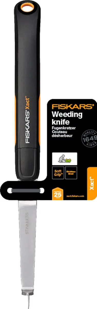 Fiskars Onkruidsteker 2 Bladen - Softgrip Handgreep