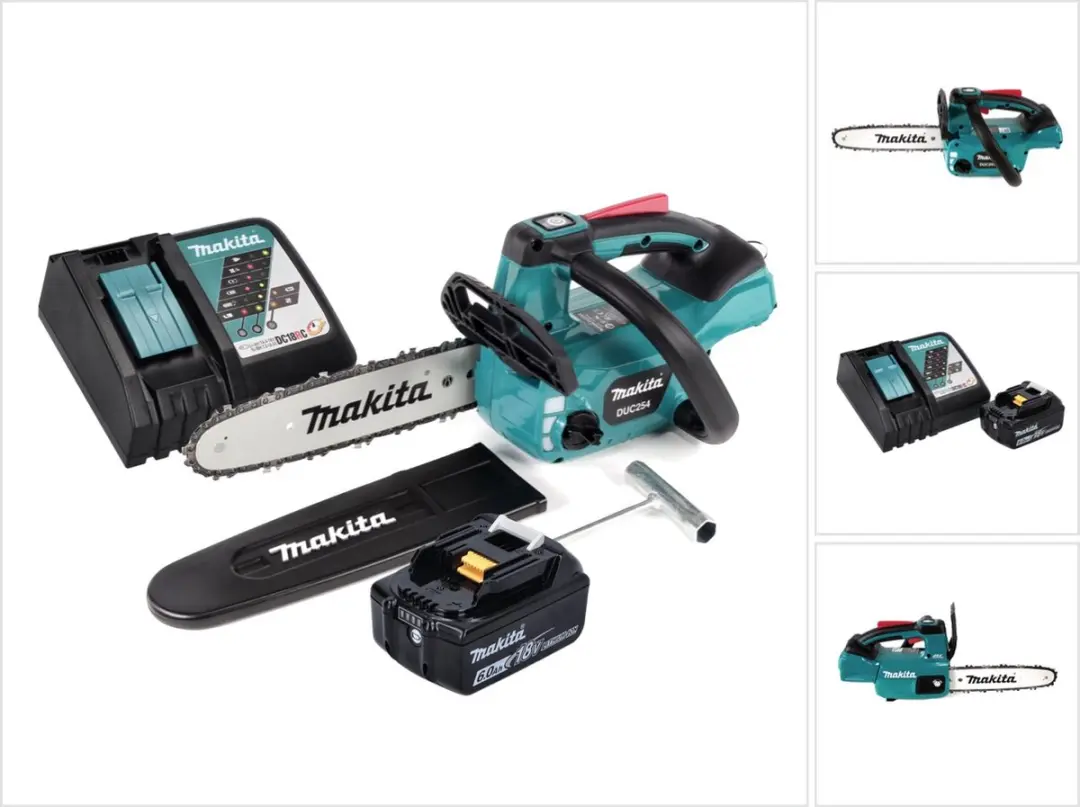 Makita DUC254RG1 Accu-kettingzaag 18V 25cm