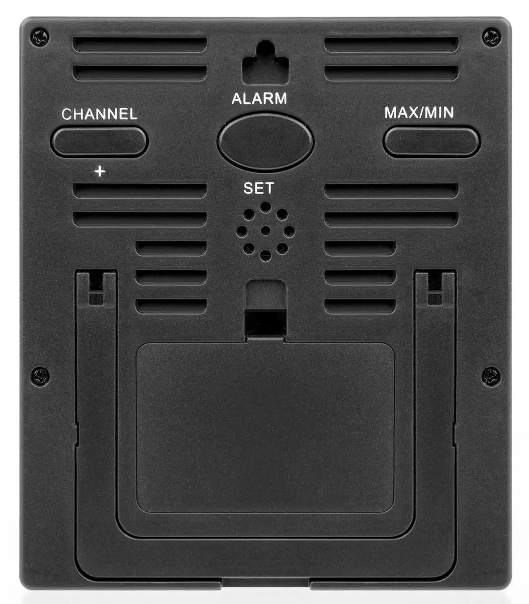 National Geographic Thermo- en Hygrometer - 4 Meetresultaten - Zwart