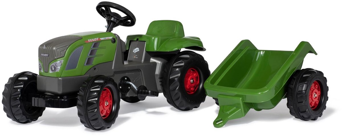 Rolly Toys RollyKid Fendt Vario - Traptractor - Met aanhanger
