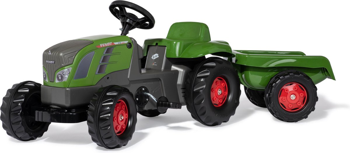 Rolly Toys RollyKid Fendt Vario - Traptractor - Met aanhanger