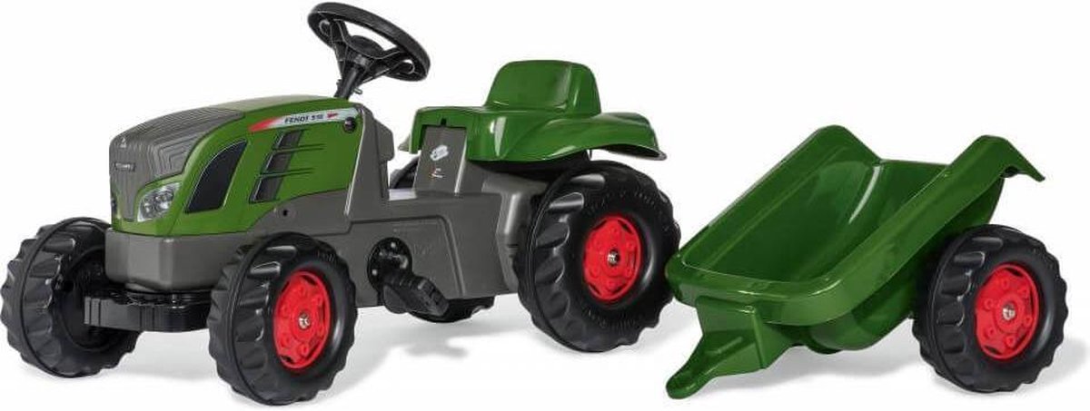 Rolly Toys RollyKid Fendt Vario - Traptractor - Met aanhanger