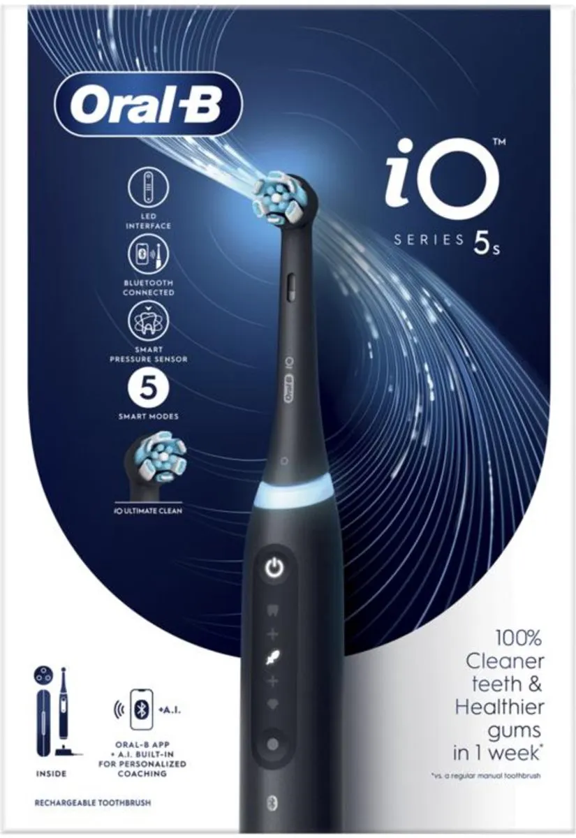Oral-B iO 5S Elektrische Tandenborstel - Zwart